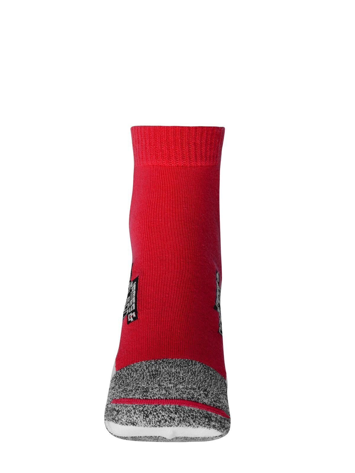 Sport Sneaker Socks Unterwäsche / Socken – Daiber – Farbe red/white – individuell veredelbar