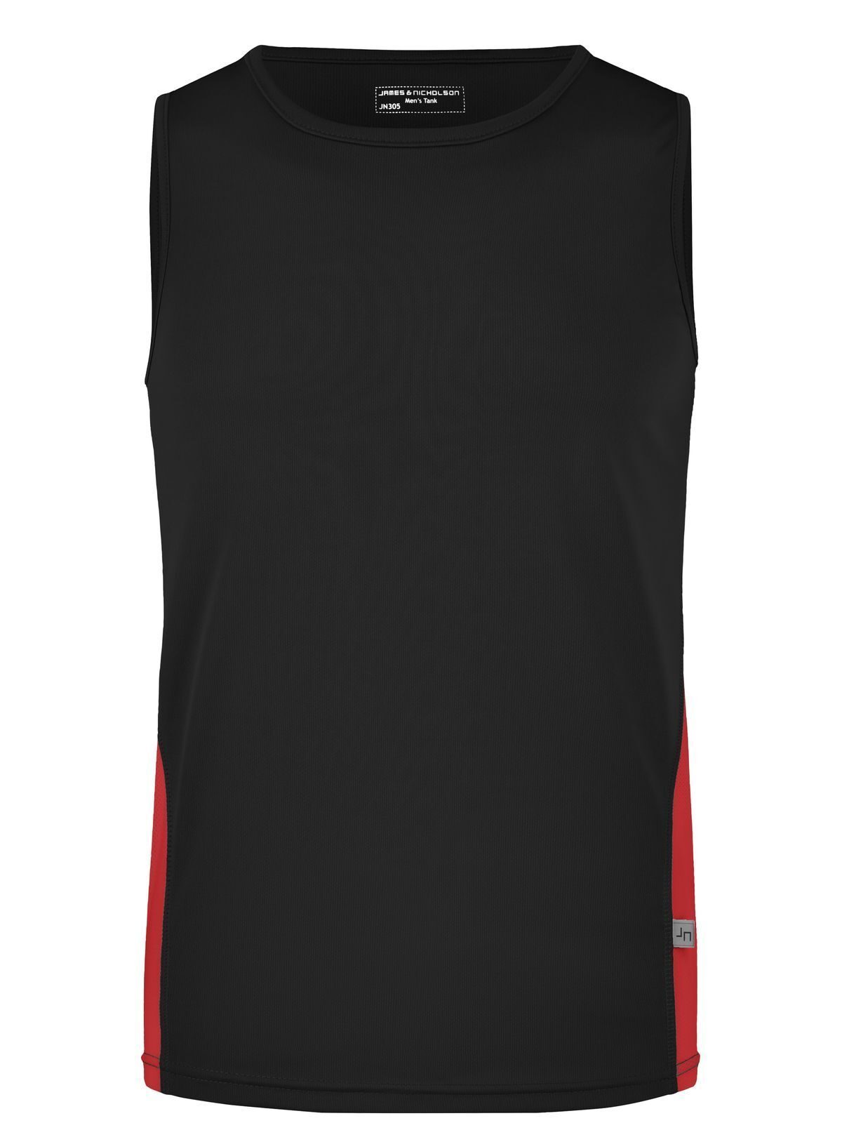 Running Tank Herren T-Shirt – Daiber – Farbe black/red – individuell veredelbar