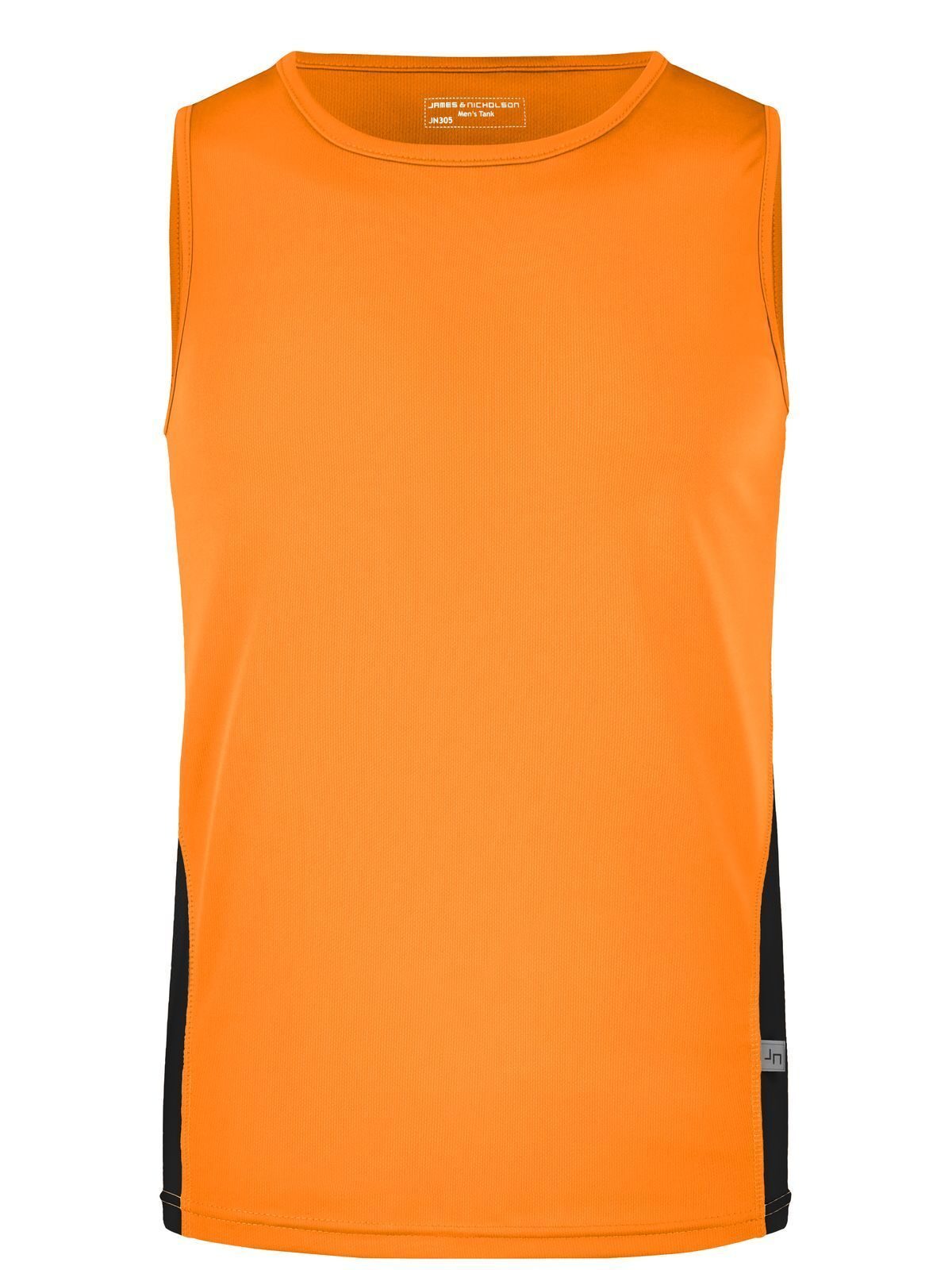 Running Tank Herren T-Shirt – Daiber – Farbe orange/black – individuell veredelbar