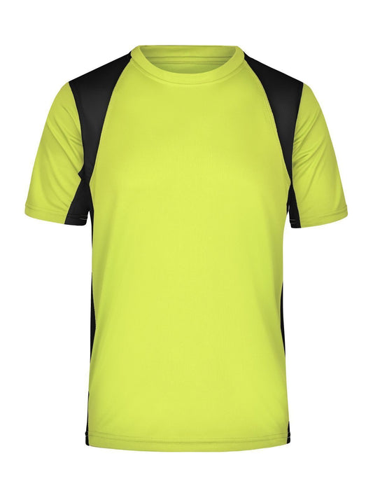 Running-T Herren T-Shirt – Daiber – Farbe fluoyellow/black – individuell veredelbar