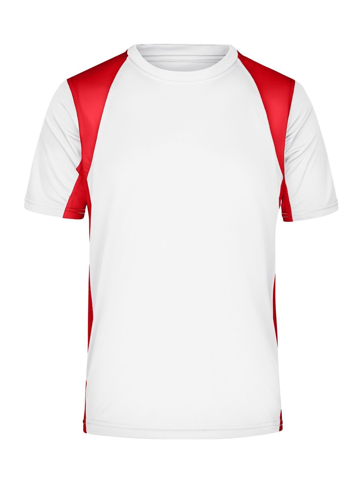 Running-T Herren T-Shirt – Daiber – Farbe white/red – individuell veredelbar