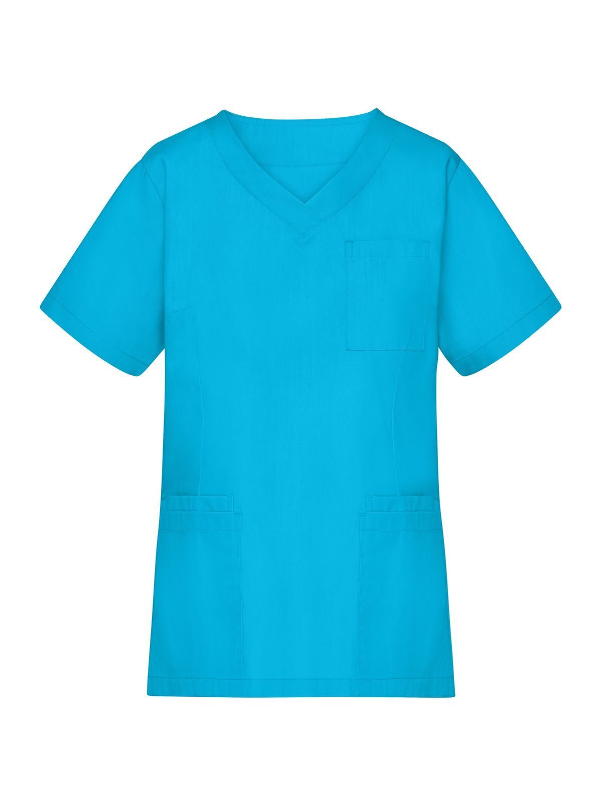 Ladies' Kasack Damen Schürze / Kasack – Daiber – Farbe Türkis – individuell veredelbar
