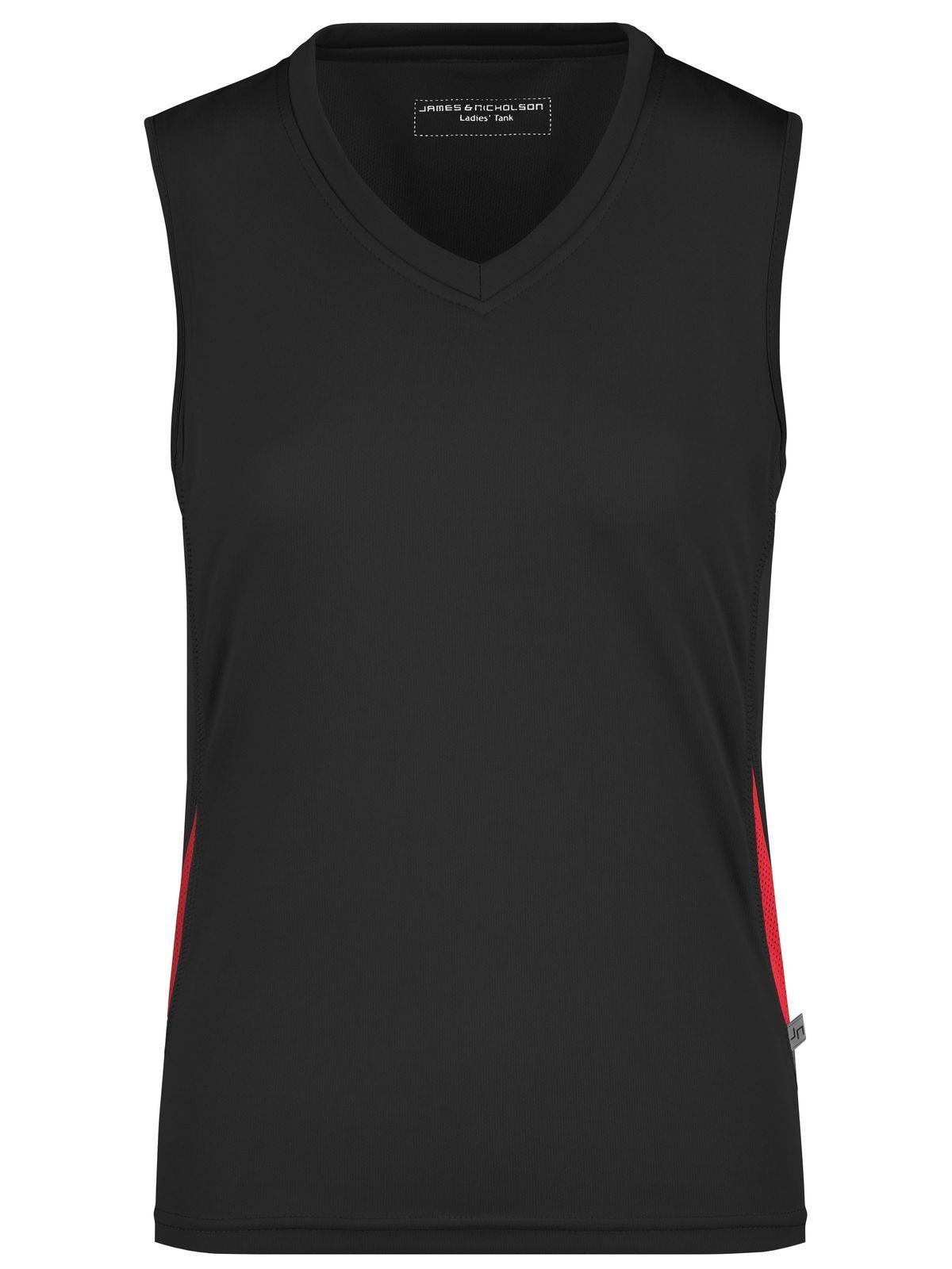 Ladies' Running Tank Damen T-Shirt – Daiber – Farbe black/red – individuell veredelbar