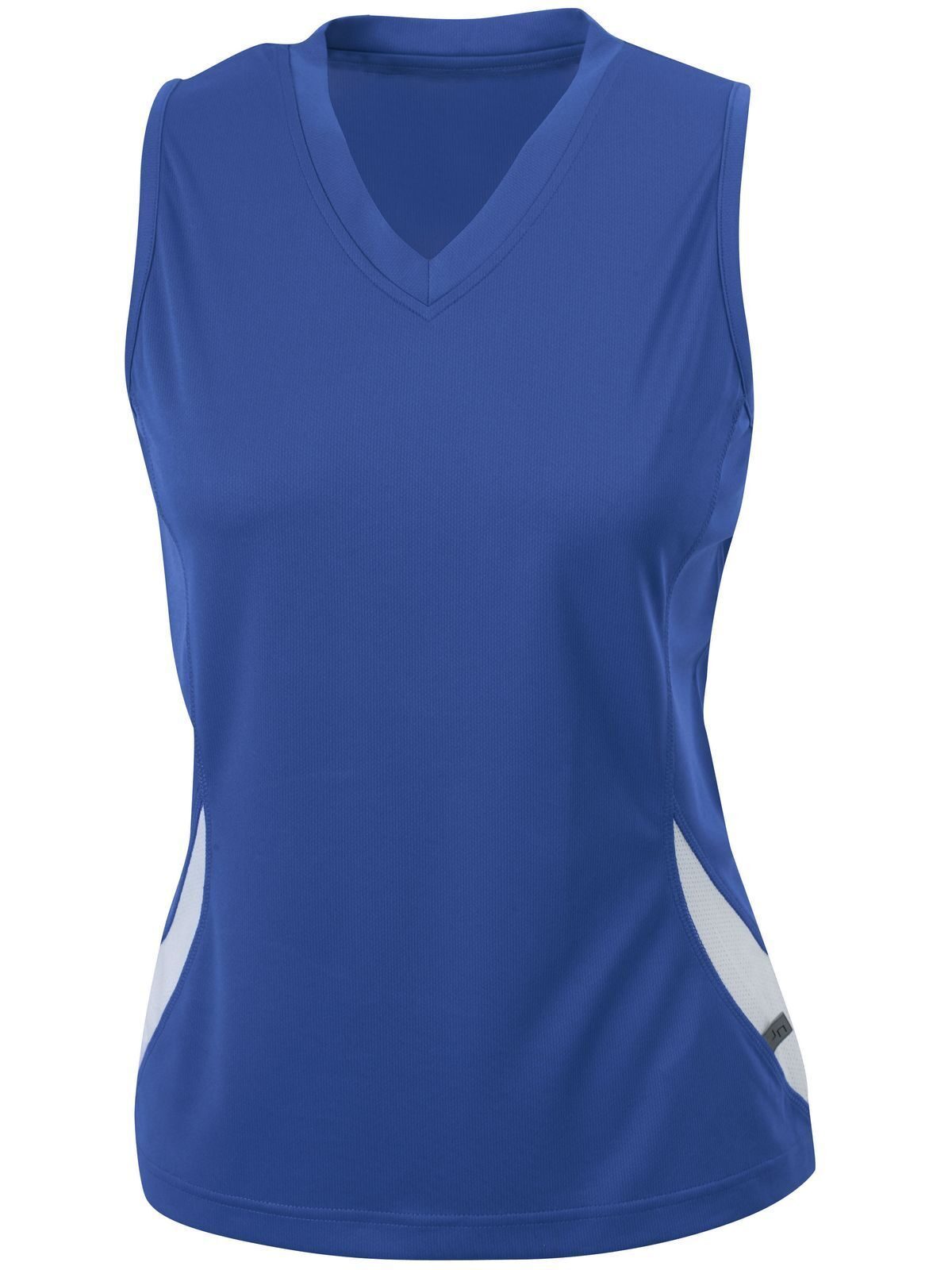 Ladies' Running Tank Damen T-Shirt – Daiber – Farbe royal/white – individuell veredelbar