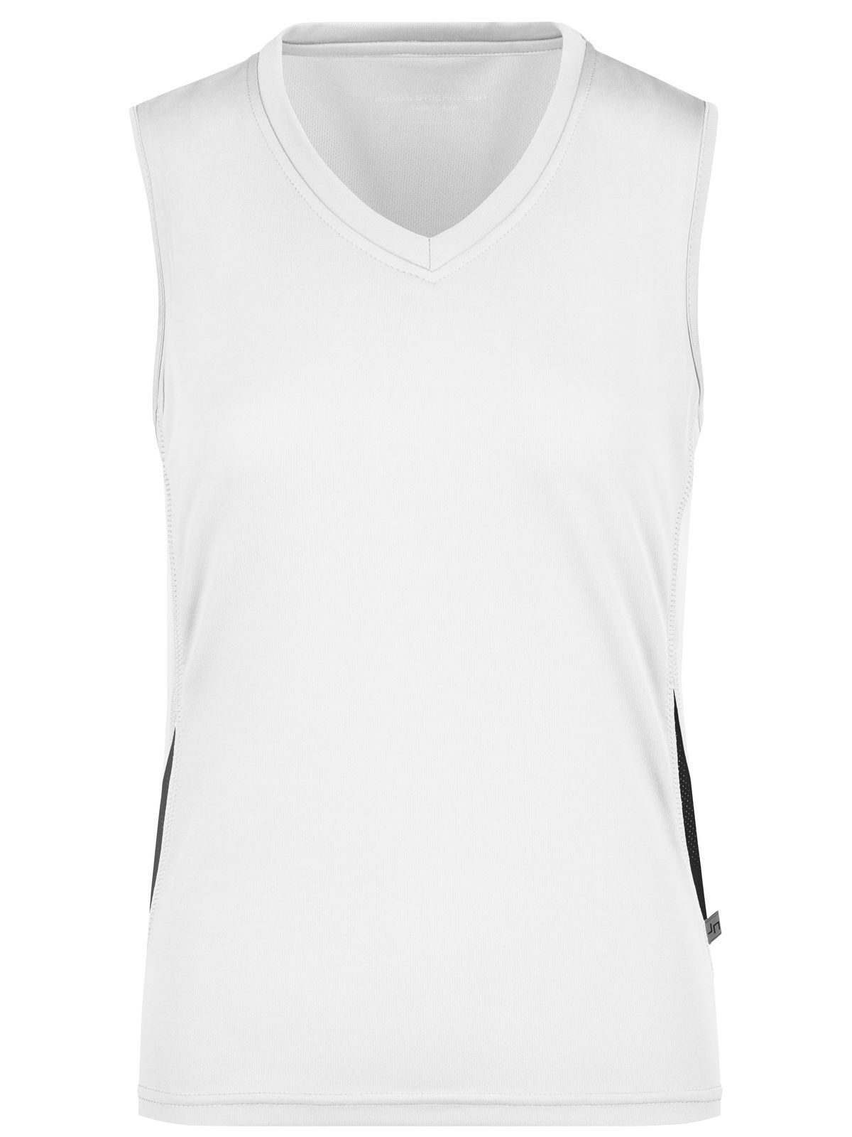 Ladies' Running Tank Damen T-Shirt – Daiber – Farbe white/black – individuell veredelbar