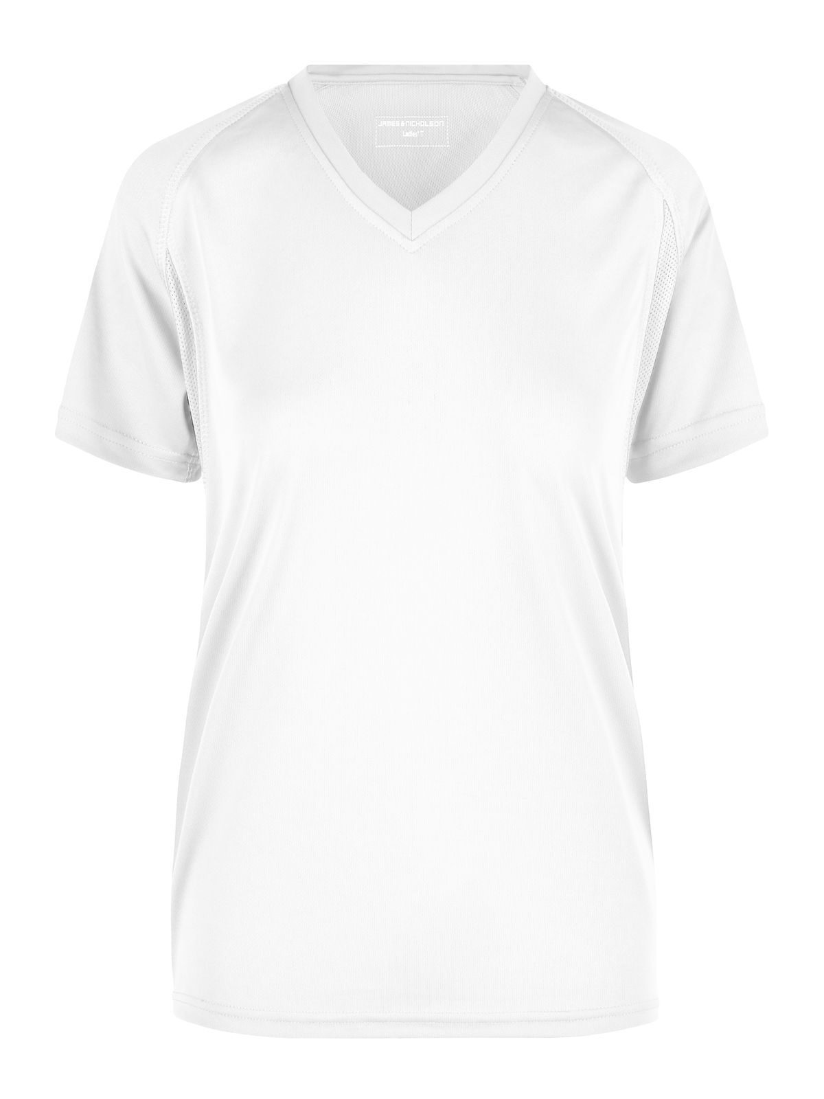 Ladies' Running-T Damen T-Shirt – Daiber – Farbe white/white – individuell veredelbar
