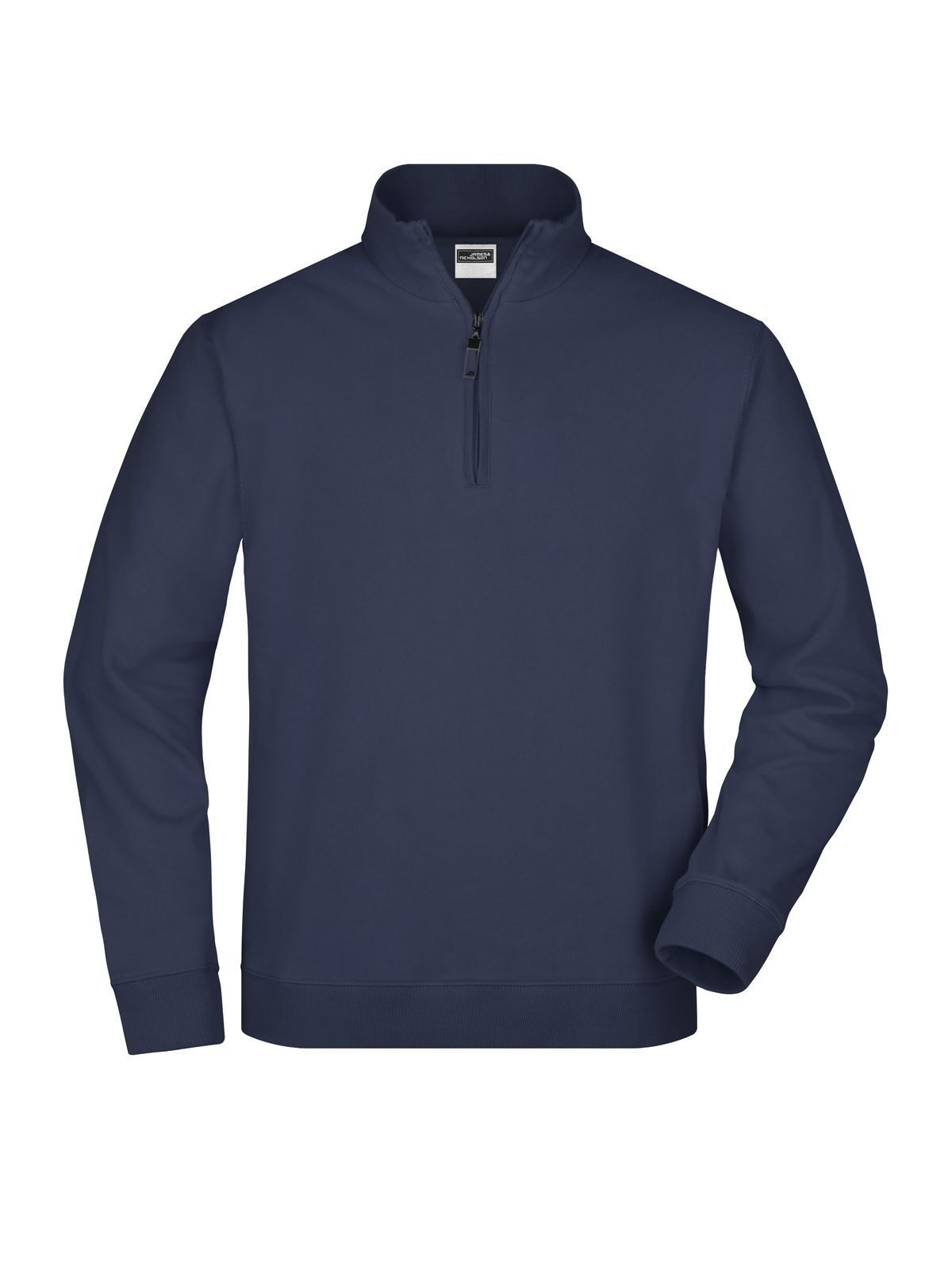 Round-Neck Zip Sweatshirt / Hoodie – Daiber – Farbe Navy – individuell veredelbar