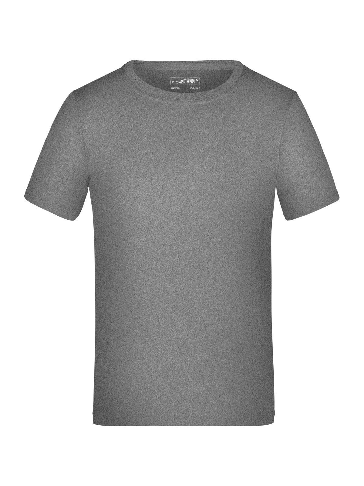 Active-T Junior Kinder T-Shirt – Daiber – Farbe dark-melange – individuell veredelbar