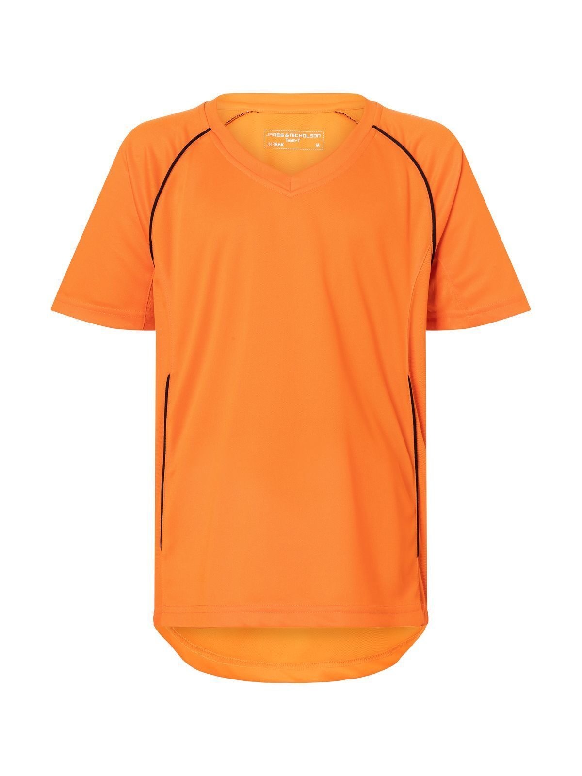 Team Junior Kinder T-Shirt – Daiber – Farbe orange/black – individuell veredelbar