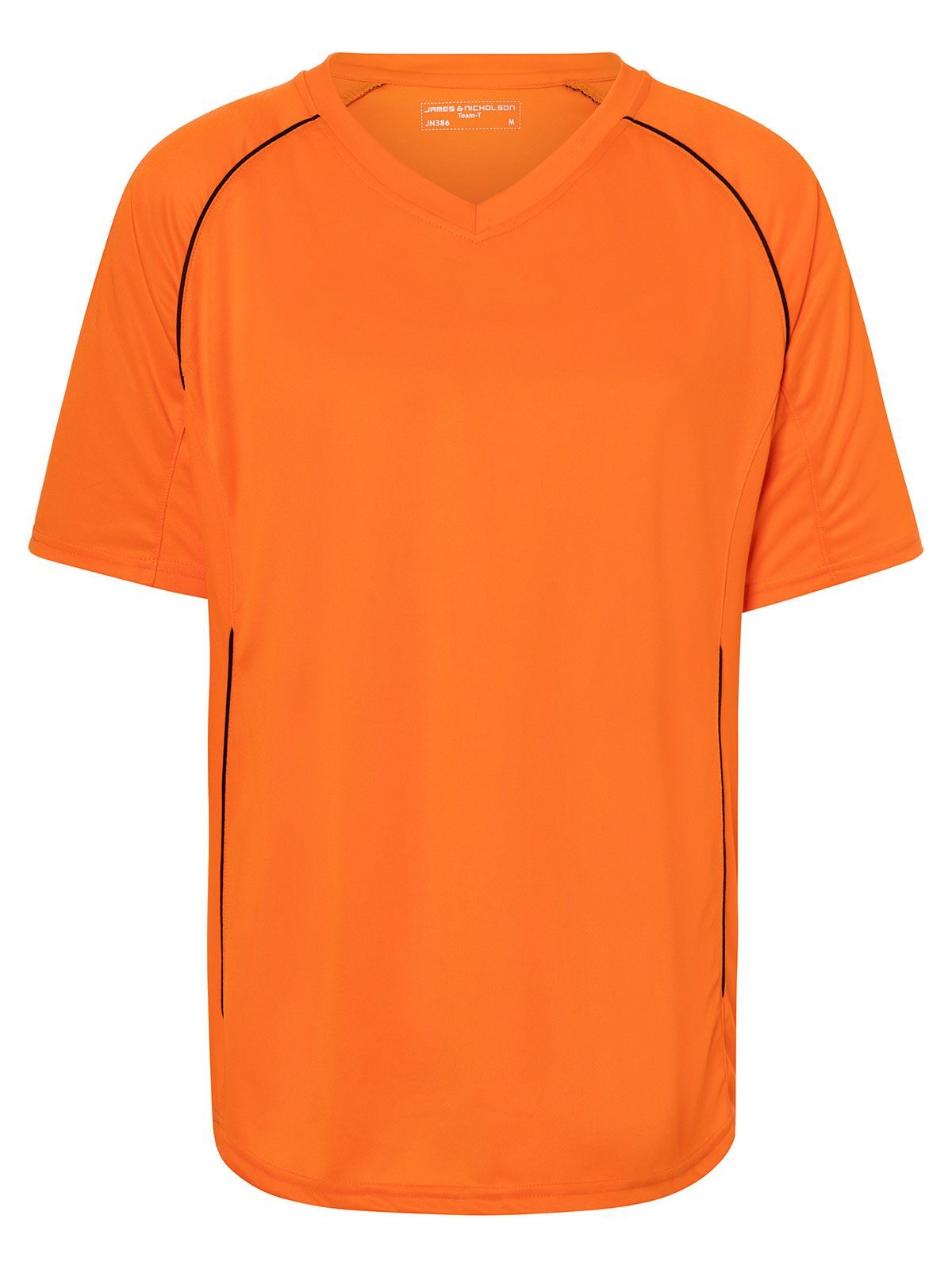 Team T-Shirt – Daiber – Farbe orange/black – individuell veredelbar