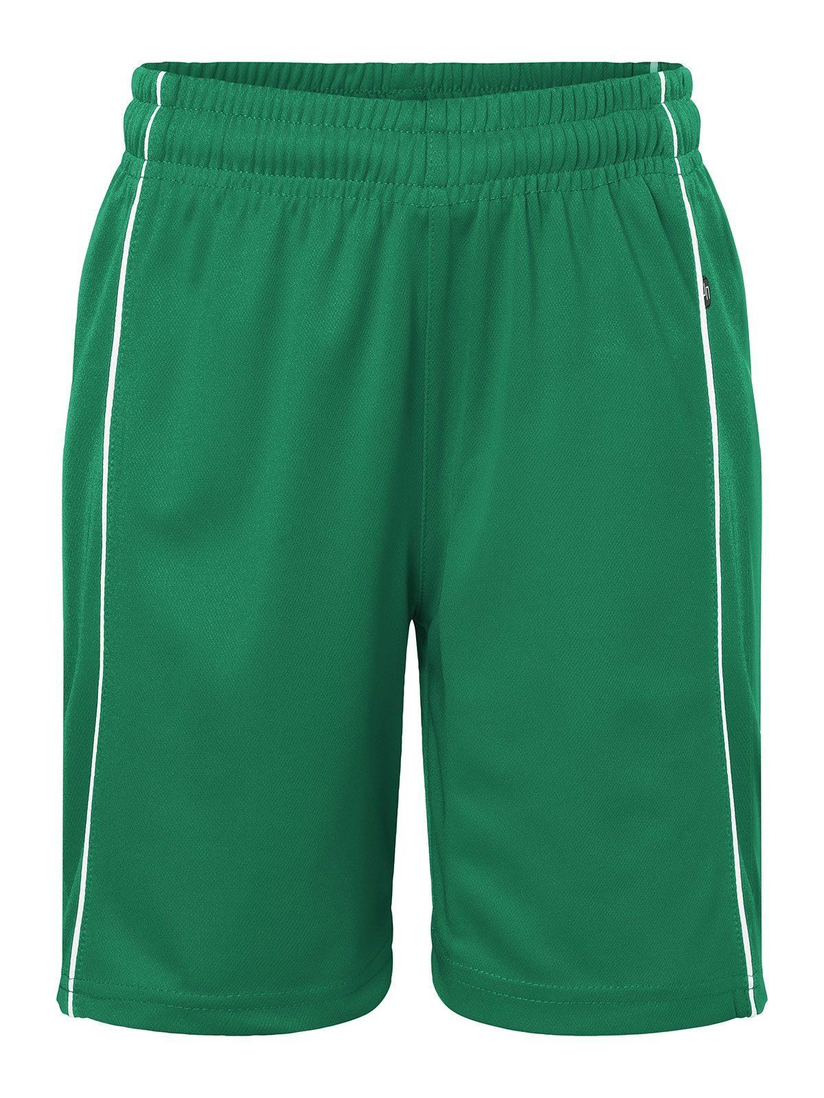 Basic Team Shorts Junior Kinder Hose / Rock – Daiber – Farbe green/white – individuell veredelbar