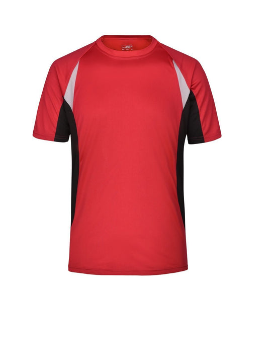 Running-T Herren T-Shirt – Daiber – Farbe red/black – individuell veredelbar