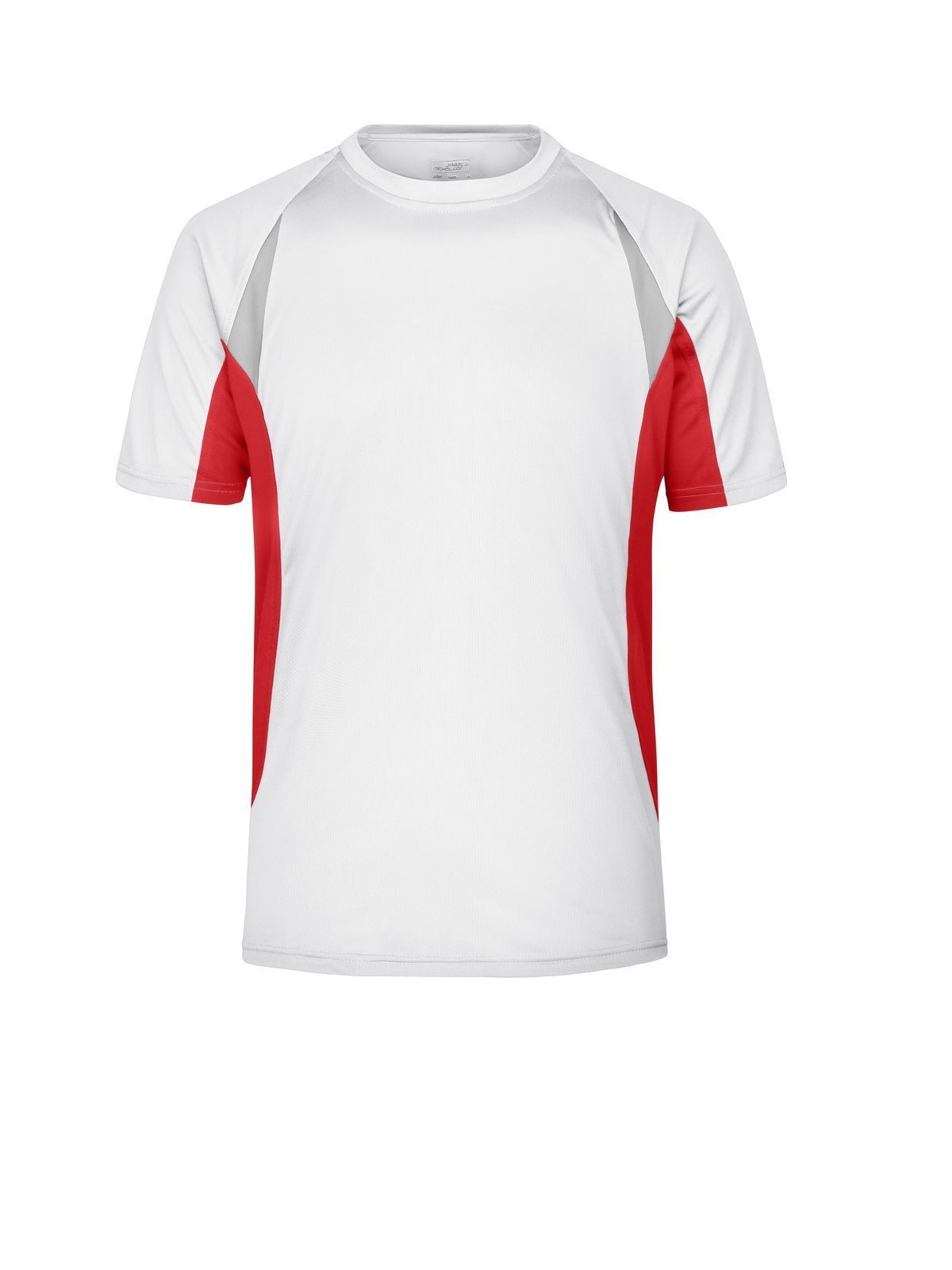 Running-T Herren T-Shirt – Daiber – Farbe white/red – individuell veredelbar