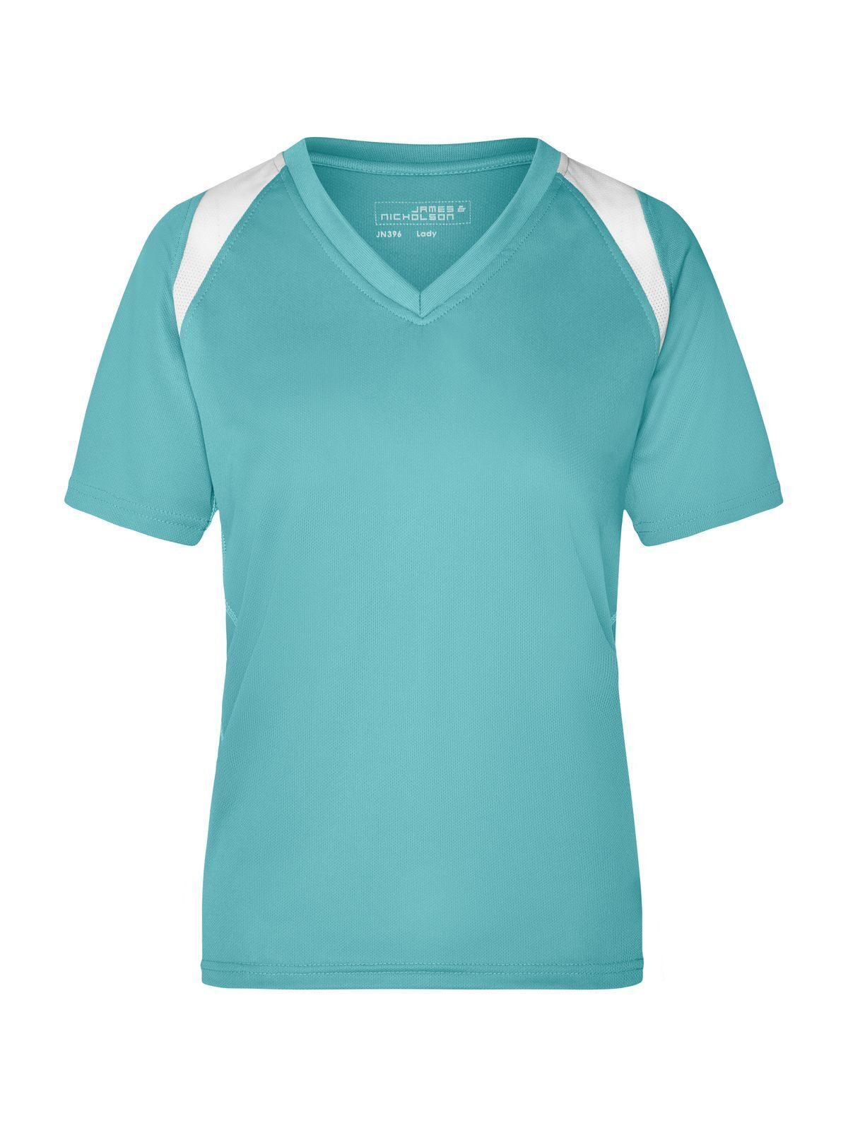 Ladies' Running-T Damen T-Shirt – Daiber – Farbe mint/white – individuell veredelbar