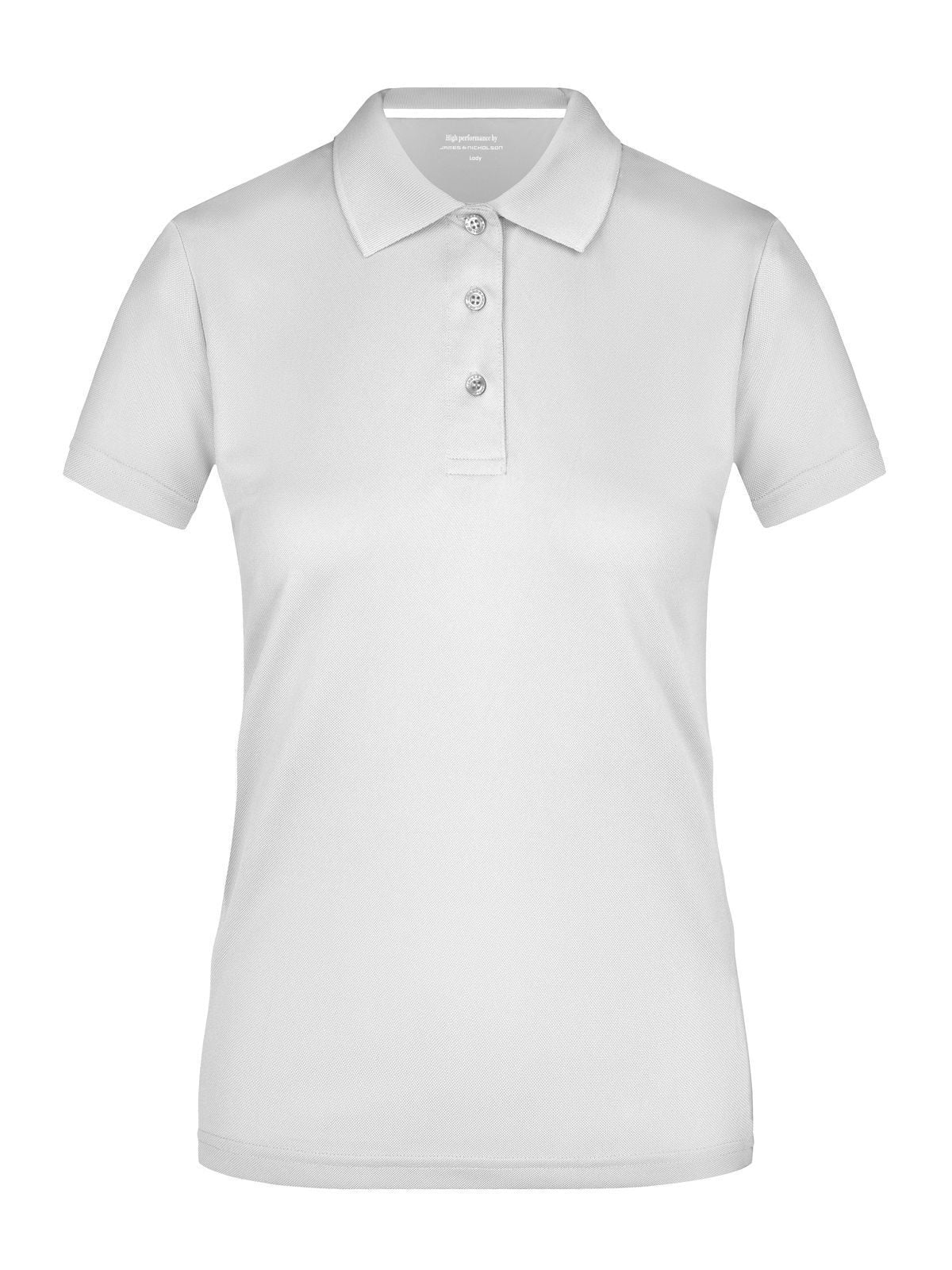 Ladies' Polo High Performance Damen Poloshirt – Daiber – Farbe Weiß – individuell veredelbar