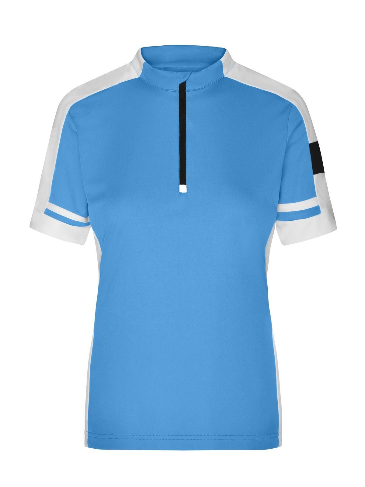 Ladies' Bike-T Half Zip Damen T-Shirt – Daiber – Farbe cobalt – individuell veredelbar