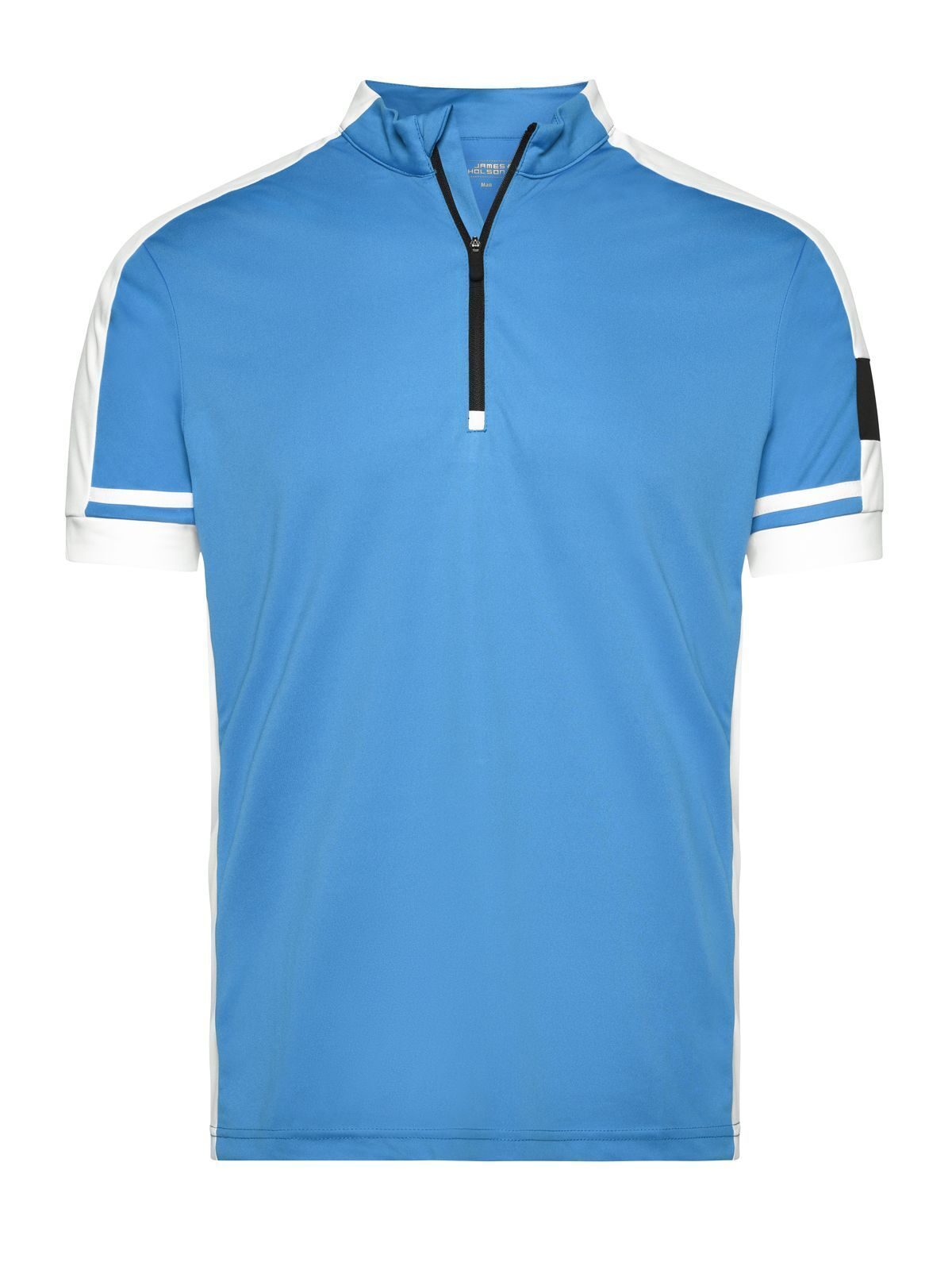 Bike-T Half Zip Herren T-Shirt – Daiber – Farbe cobalt – individuell veredelbar