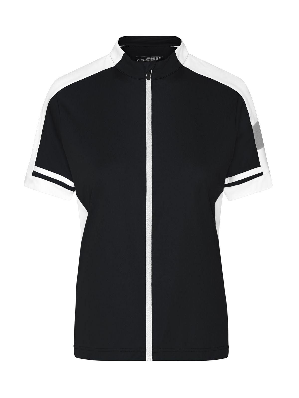Ladies' Bike-T Full Zip Damen T-Shirt – Daiber – Farbe Schwarz – individuell veredelbar