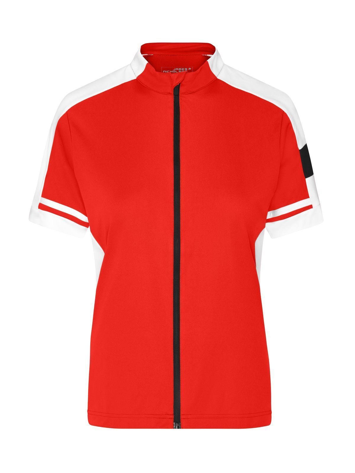 Ladies' Bike-T Full Zip Damen T-Shirt – Daiber – Farbe Rot – individuell veredelbar