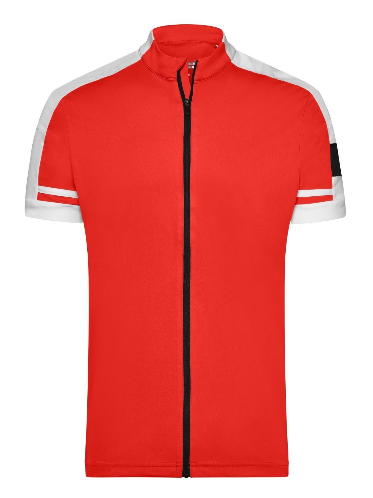 Bike-T Full Zip Herren T-Shirt – Daiber – Farbe Rot – individuell veredelbar