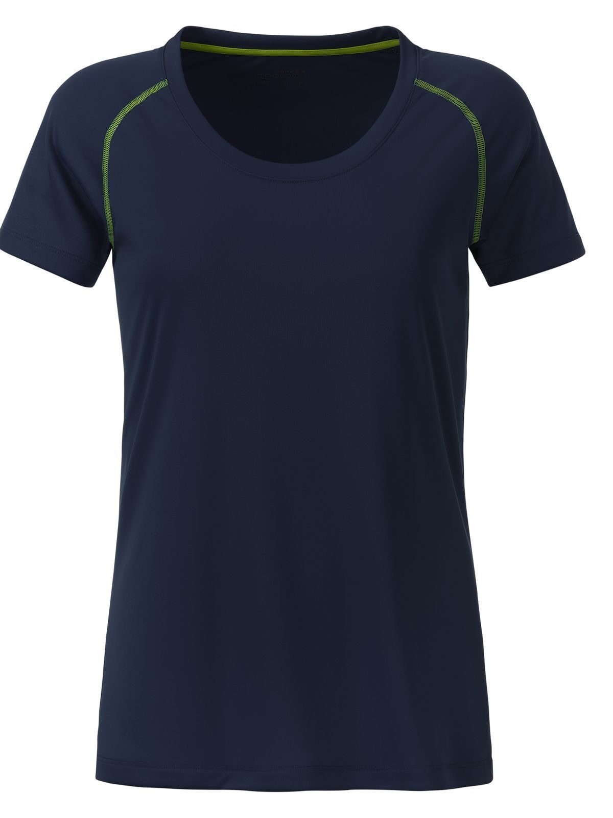 Ladies' Sports Damen T-Shirt – Daiber – Farbe navy/bright-yellow – individuell veredelbar