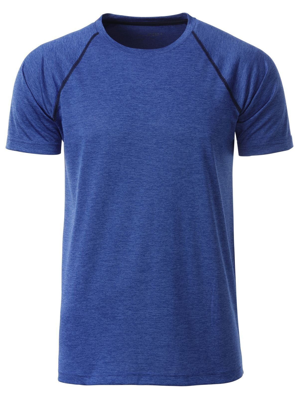 Sport Herren T-Shirt – Daiber – Farbe blue-melange/navy – individuell veredelbar