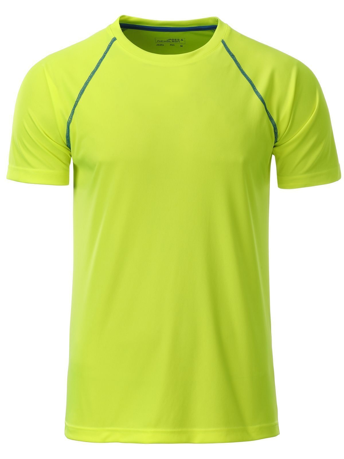 Sport Herren T-Shirt – Daiber – Farbe bright-yellow/bright-blue – individuell veredelbar