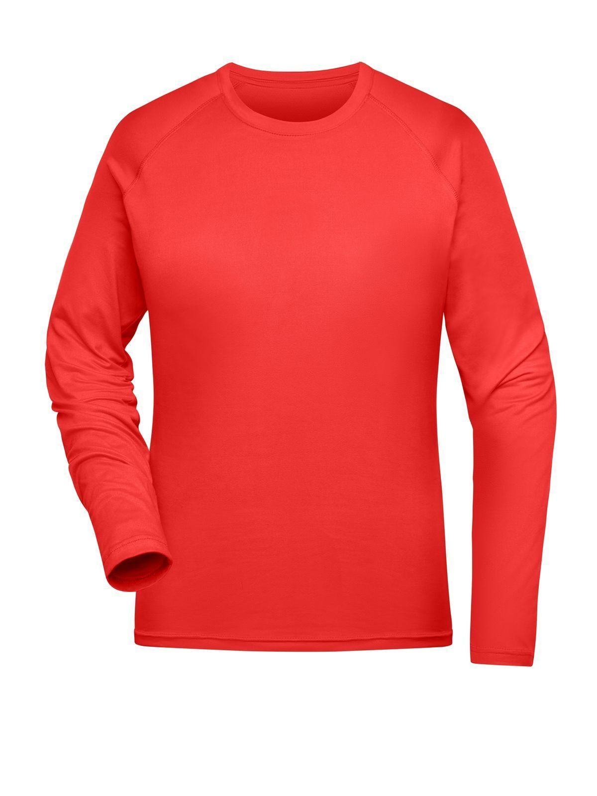 Ladies' Sports Long-Sleeved Damen T-Shirt – Daiber – Farbe bright-red – individuell veredelbar