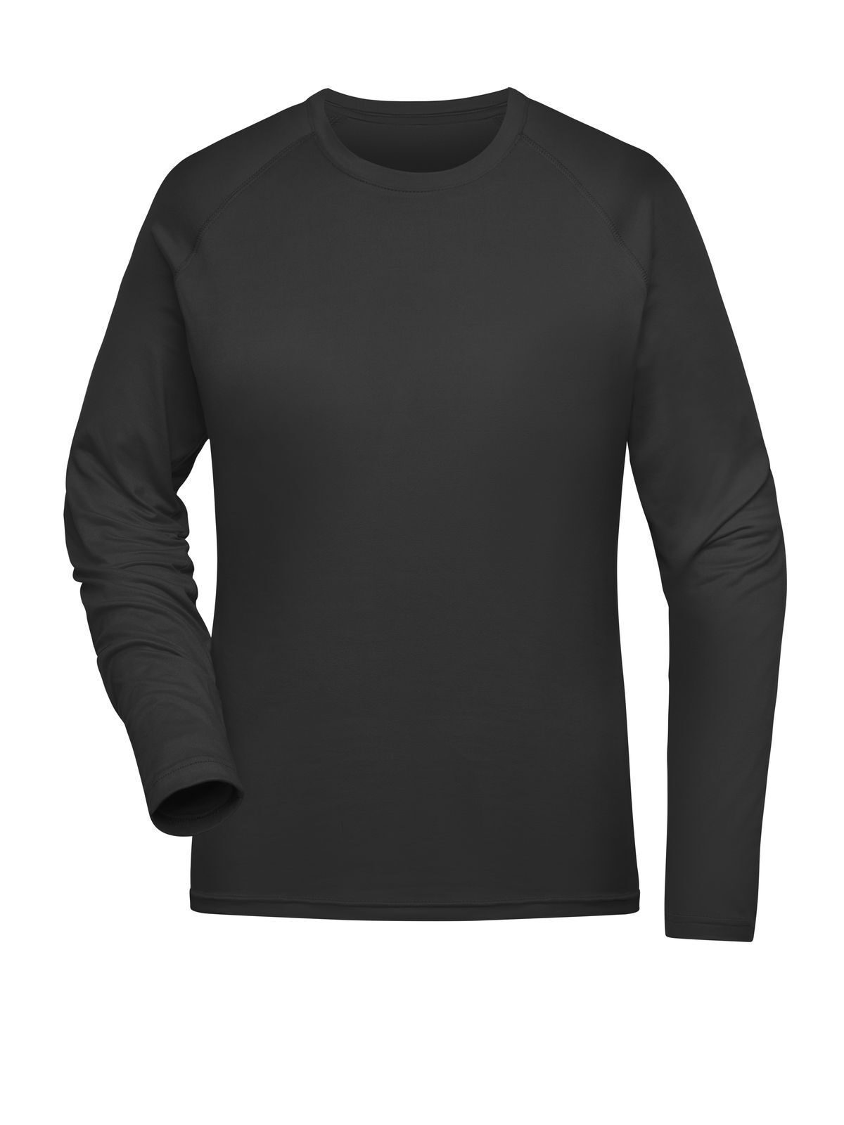 Ladies' Sports Long-Sleeved Damen T-Shirt – Daiber – Farbe Schwarz – individuell veredelbar