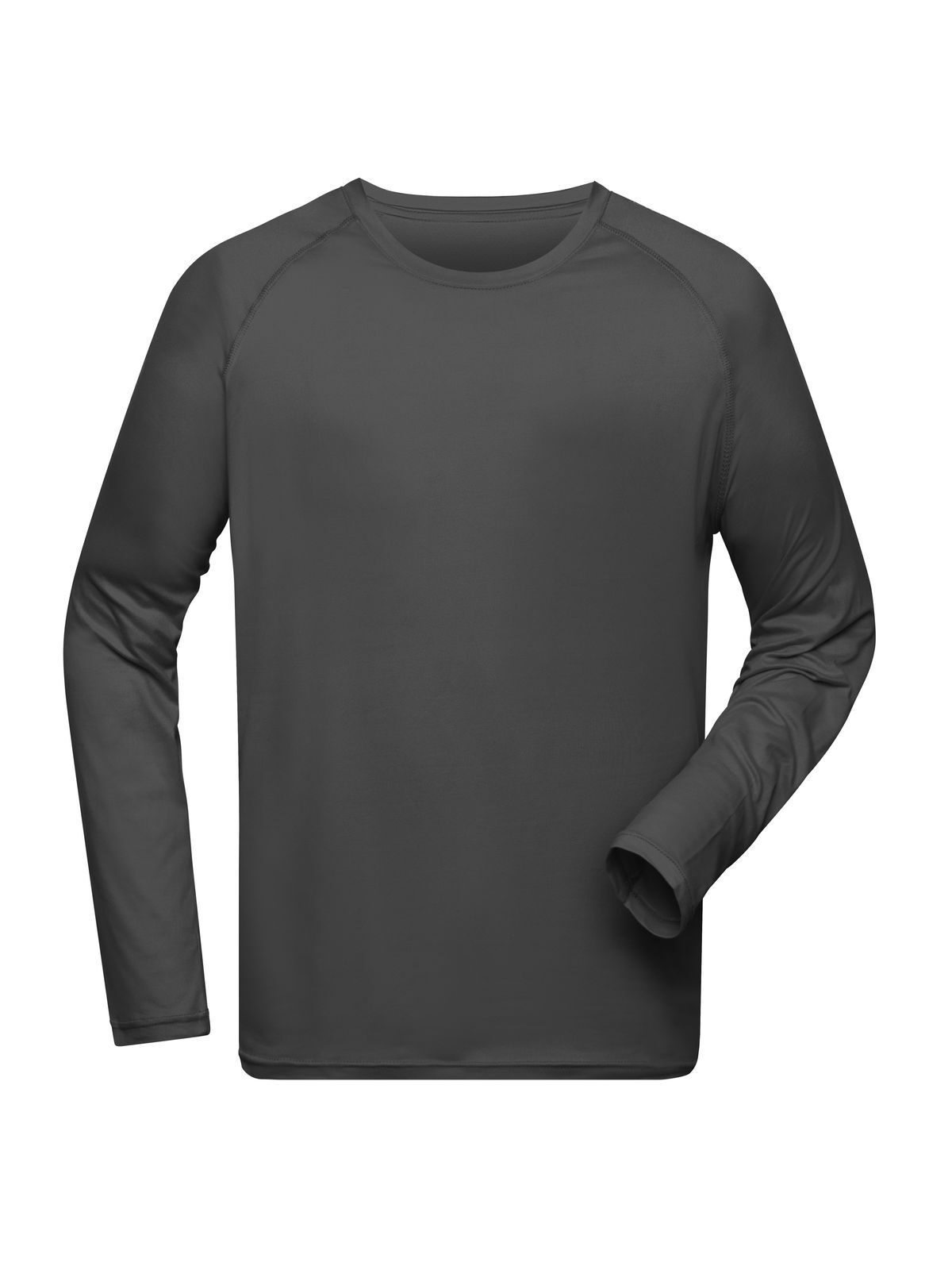 Sports Long-Sleeved Herren T-Shirt – Daiber – Farbe titan – individuell veredelbar