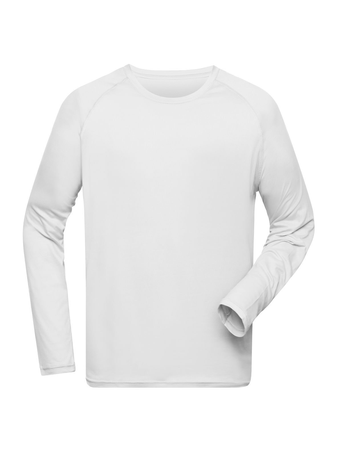 Sports Long-Sleeved Herren T-Shirt – Daiber – Farbe Weiß – individuell veredelbar