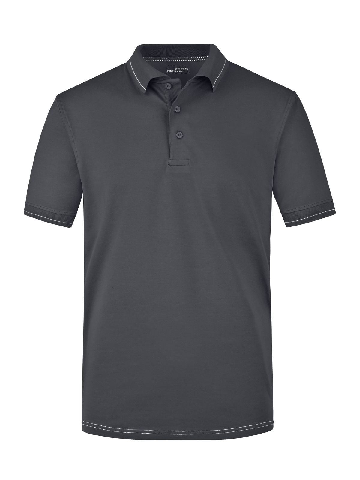 Elastic Polo Herren Poloshirt – Daiber – Farbe graphite – individuell veredelbar