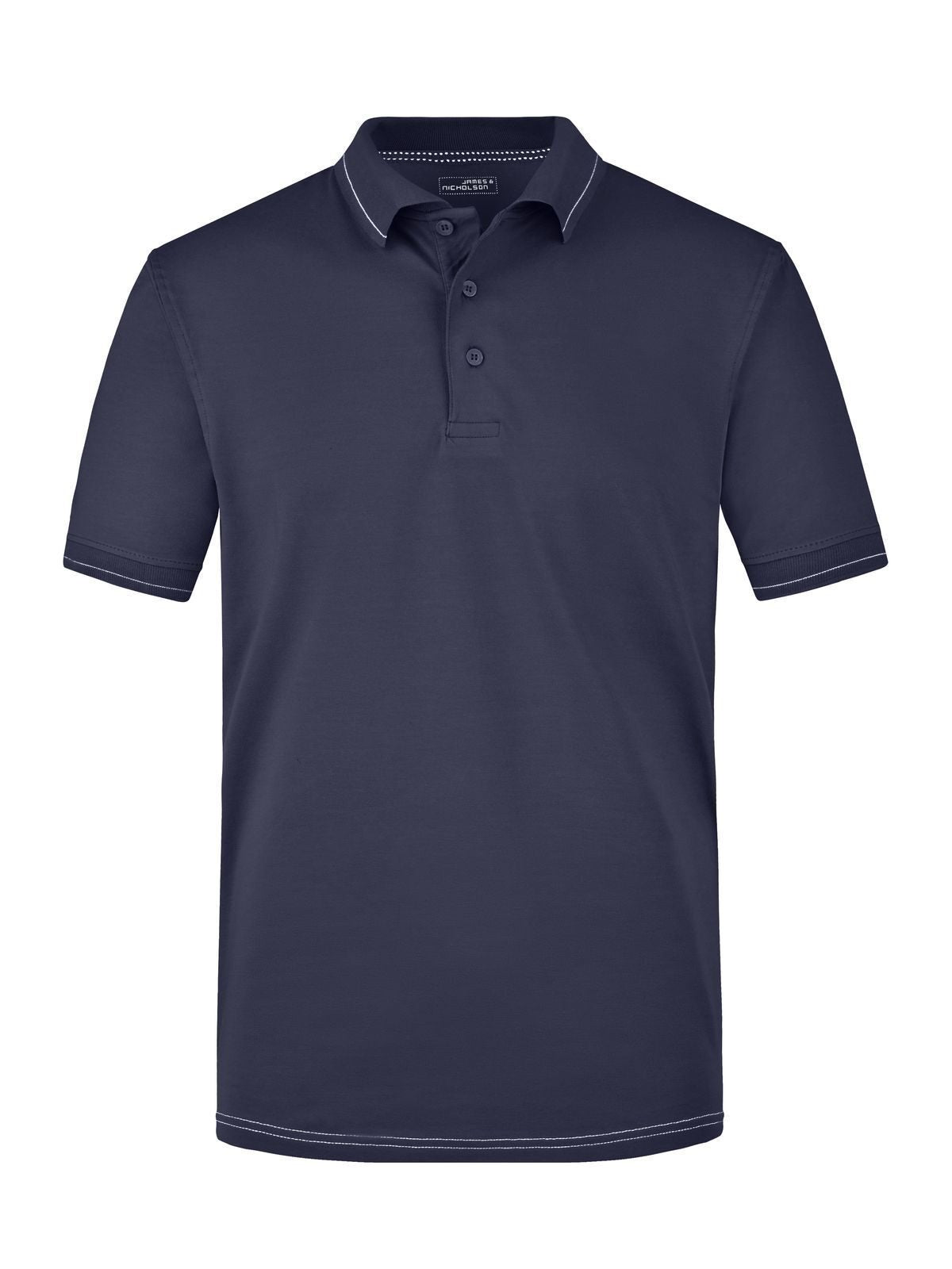 Elastic Polo Herren Poloshirt – Daiber – Farbe navy/white – individuell veredelbar
