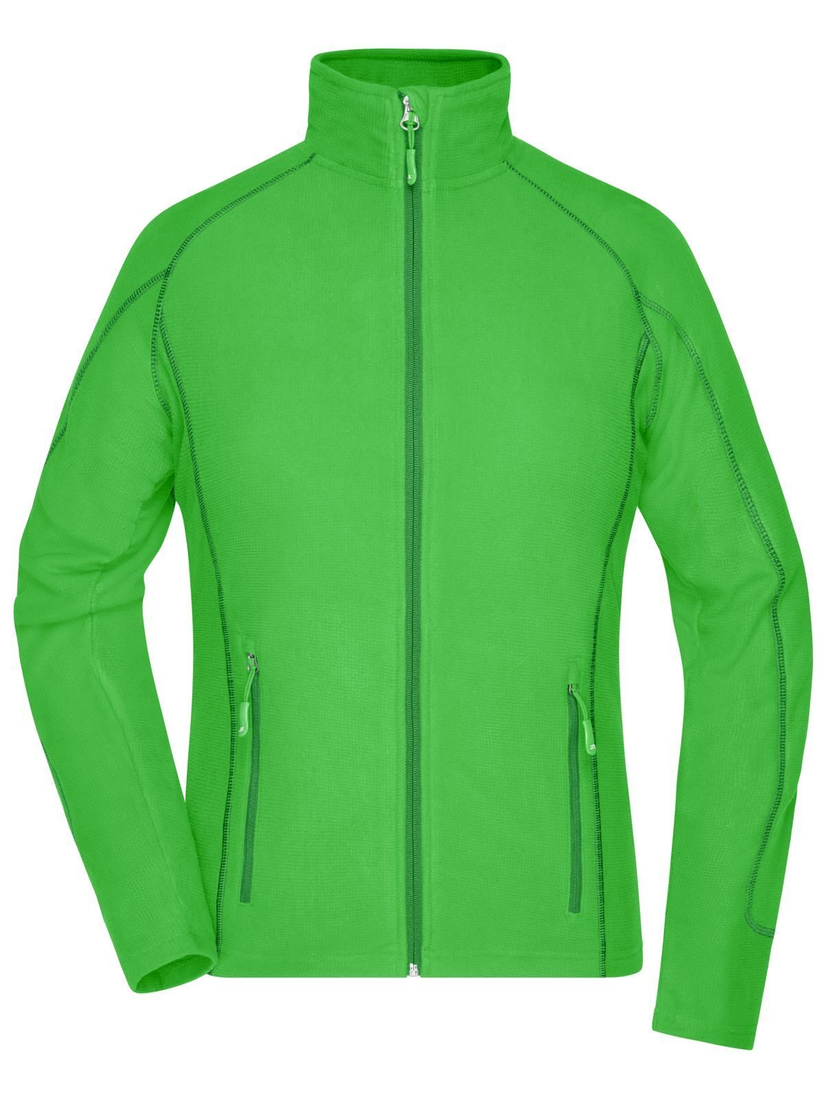Ladies' Structure Fleece Jacket Damen – Daiber – Farbe green/dark-green – individuell veredelbar
