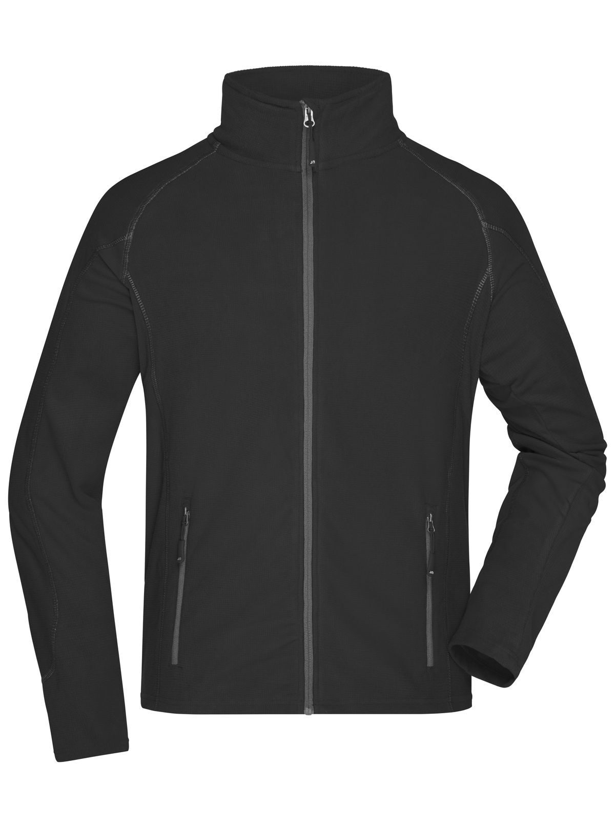 Structure Fleece Jacket Herren – Daiber – Farbe black/carbon – individuell veredelbar