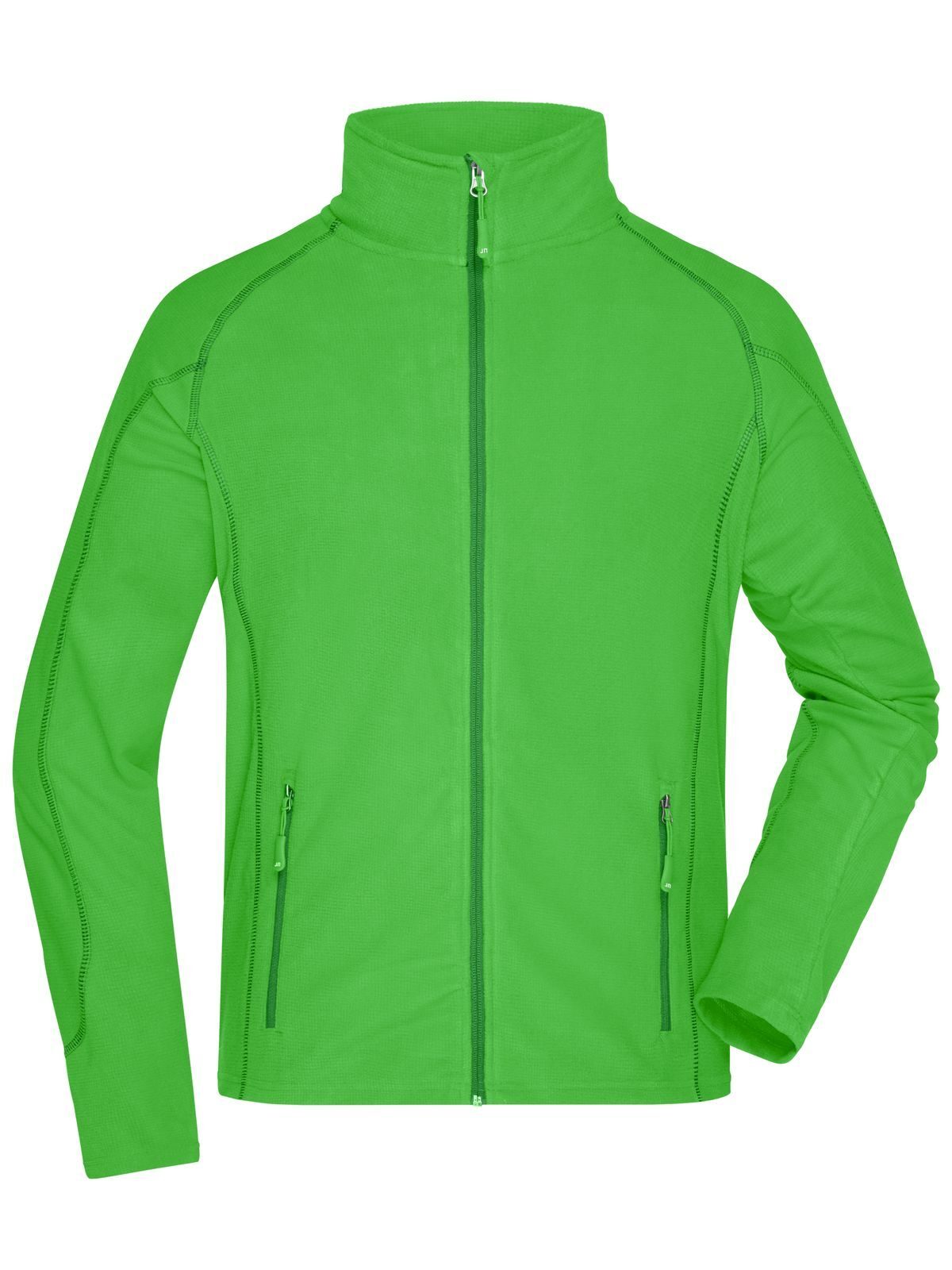 Structure Fleece Jacket Herren – Daiber – Farbe green/dark-green – individuell veredelbar