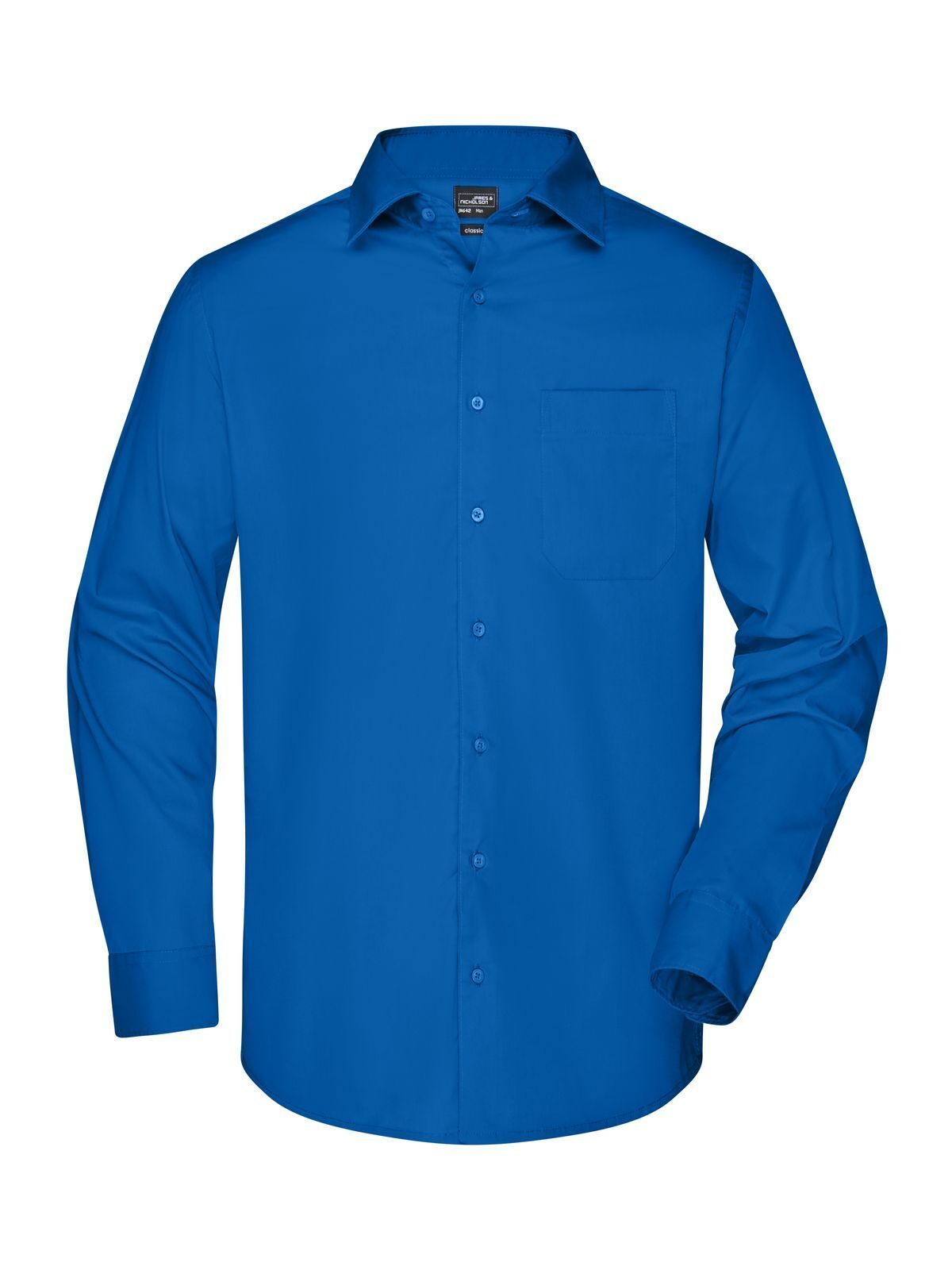 Business Shirt Longsleeve Herren Hemd / Bluse – Daiber – Farbe Royalblau – individuell veredelbar