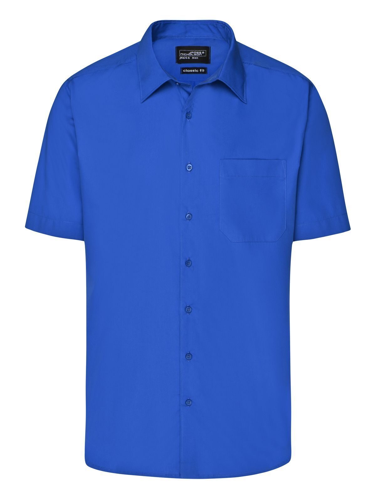 Business Shirt Shortsleeve Herren Hemd / Bluse – Daiber – Farbe Royalblau – individuell veredelbar