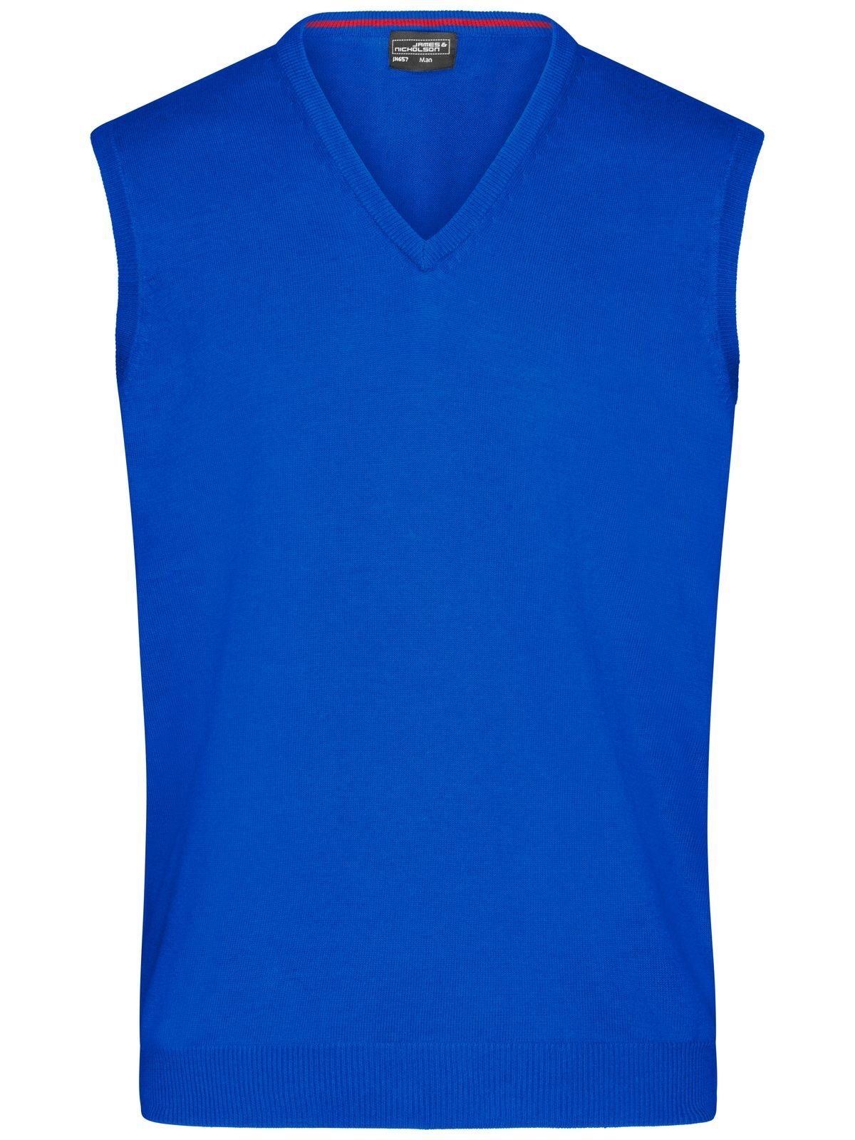 V-Neck Pullover Herren Strick / Weste – Daiber – Farbe Royalblau – individuell veredelbar