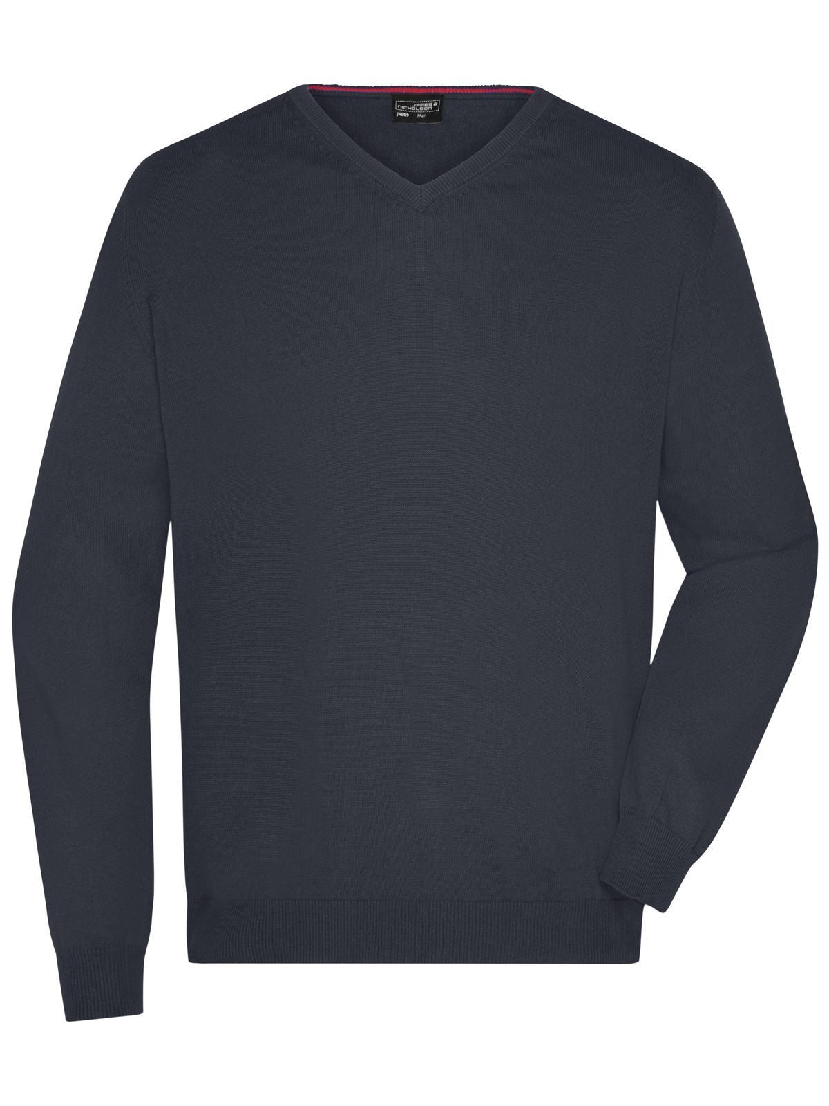 V-Neck Pullover Herren Strick / Weste – Daiber – Farbe Schwarz – individuell veredelbar