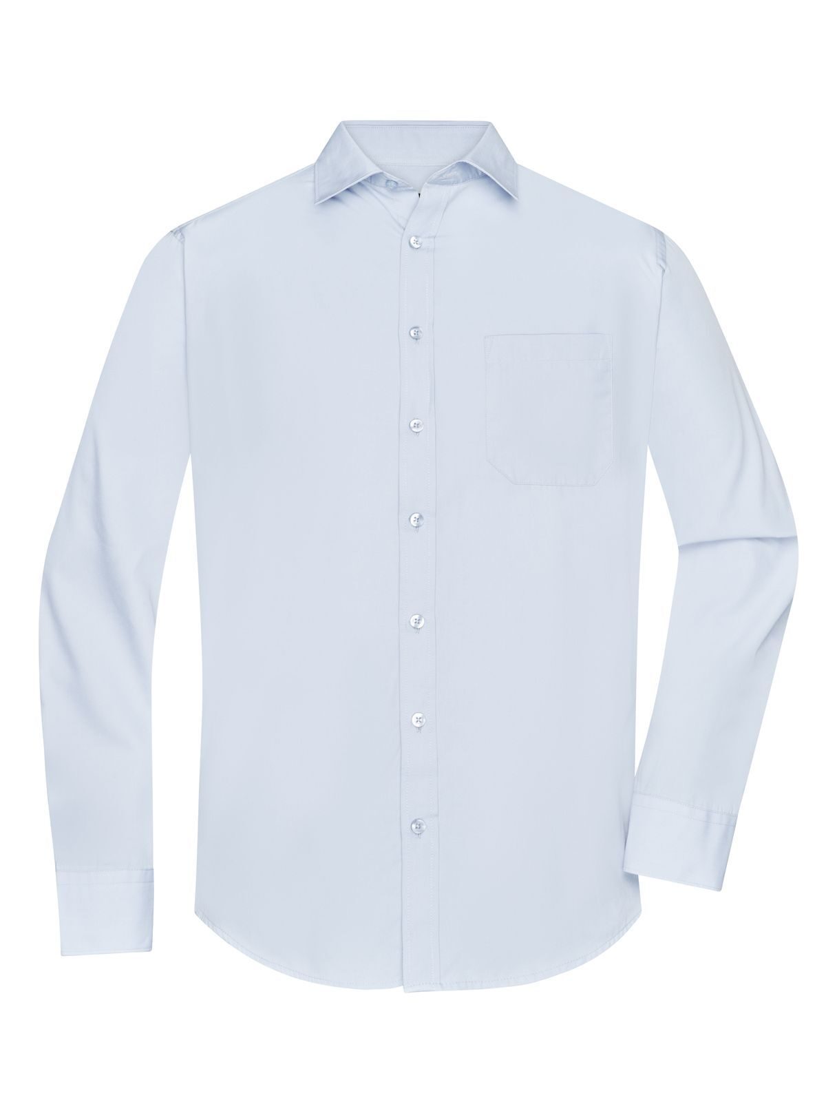 Shirt Longsleeve Poplin Herren Hemd / Bluse – Daiber – Farbe light-blue – individuell veredelbar