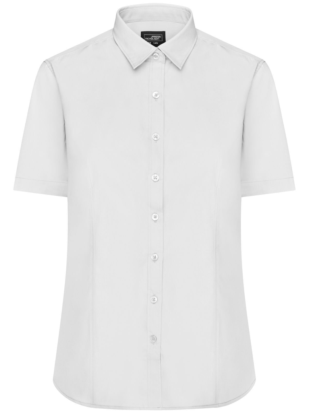 Ladies' Shirt Short sleeve Poplin Damen Hemd / Bluse – Daiber – Farbe Weiß – individuell veredelbar