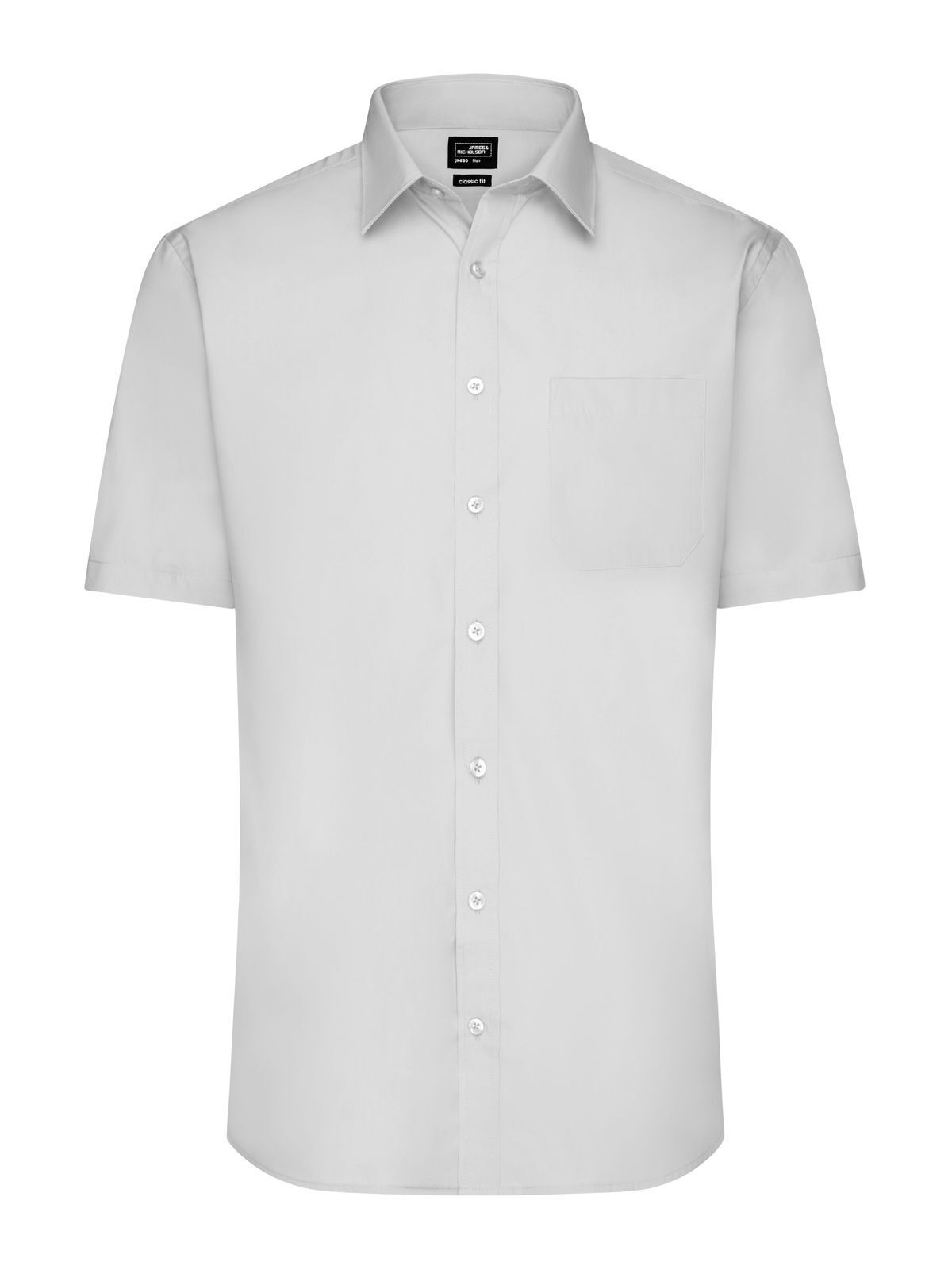 Shirt Short sleeve Poplin Herren Hemd / Bluse – Daiber – Farbe light-grey – individuell veredelbar