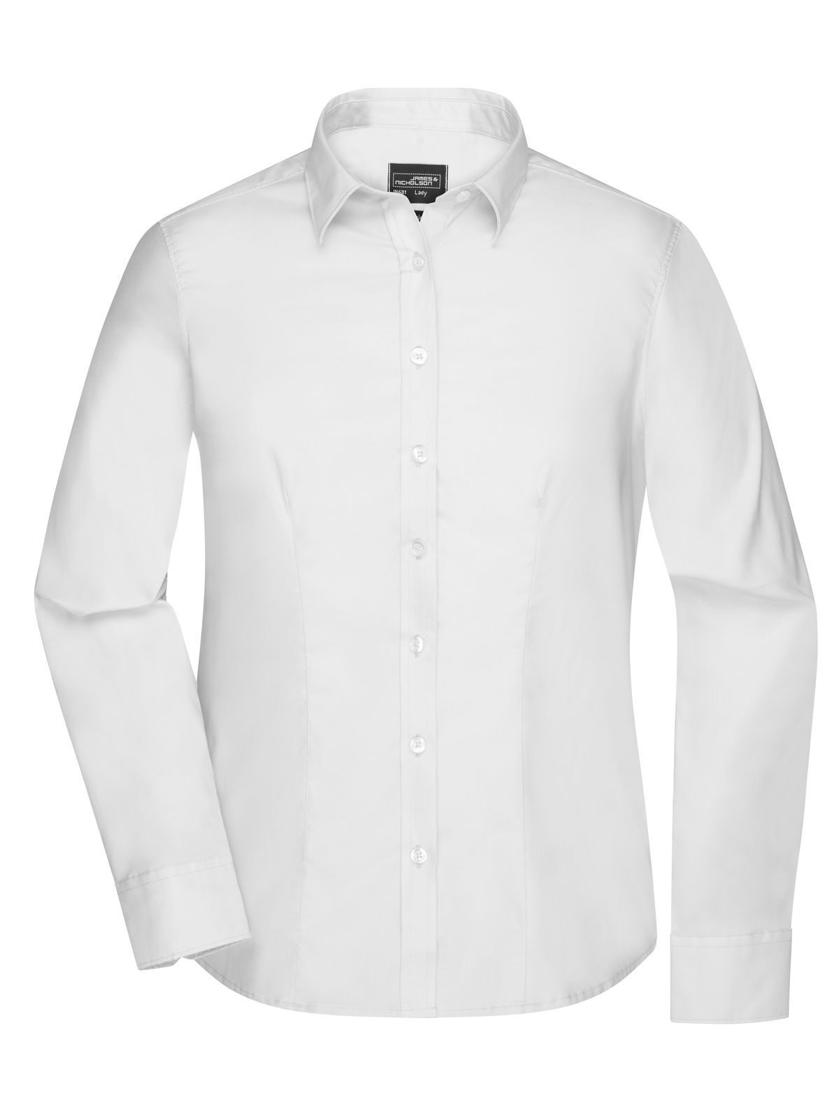 Ladies' Shirt Longsleeve Micro-Twill Damen Hemd / Bluse – Daiber – Farbe Weiß – individuell veredelbar