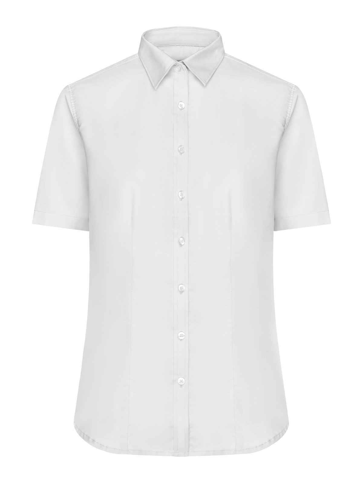 Ladies' Shirt Shortsleeve Micro-Twill Damen Hemd / Bluse – Daiber – Farbe Weiß – individuell veredelbar