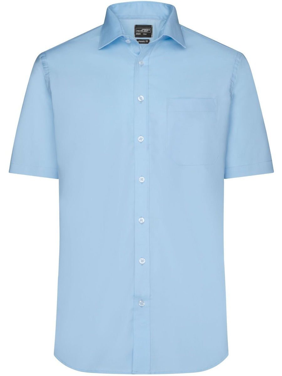 'Men's Micro-Twill Short Sleeve Shirt / Blouse – Daiber