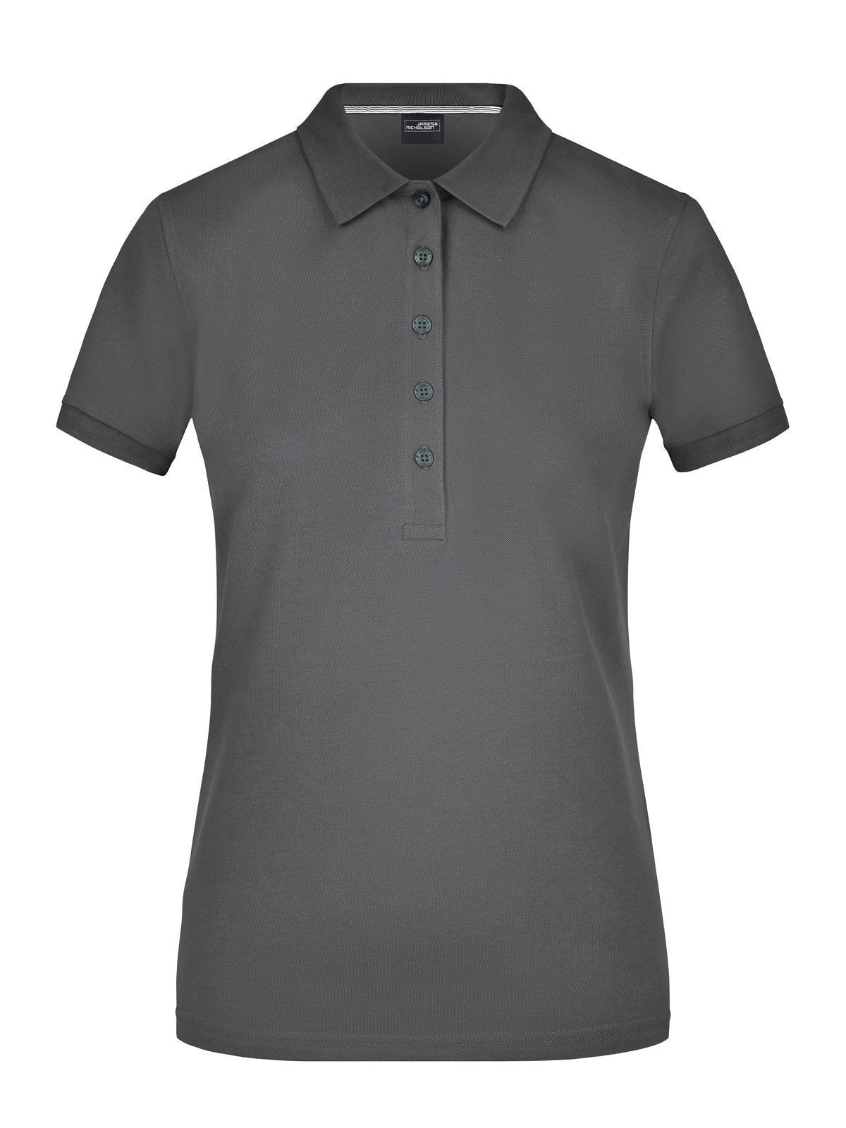 Ladies' Pima Polo Damen Poloshirt – Daiber – Farbe carbon – individuell veredelbar