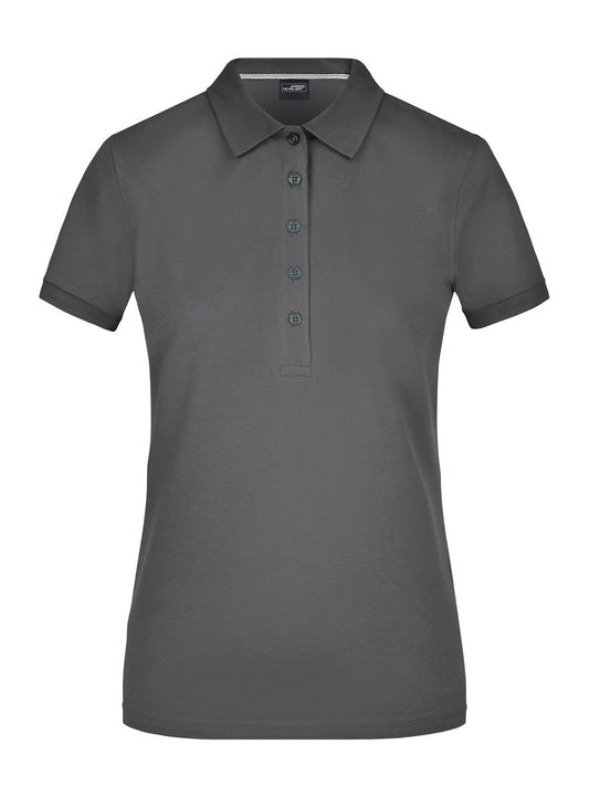 Ladies' Pima Polo Damen Poloshirt – Daiber – Farbe carbon – individuell veredelbar
