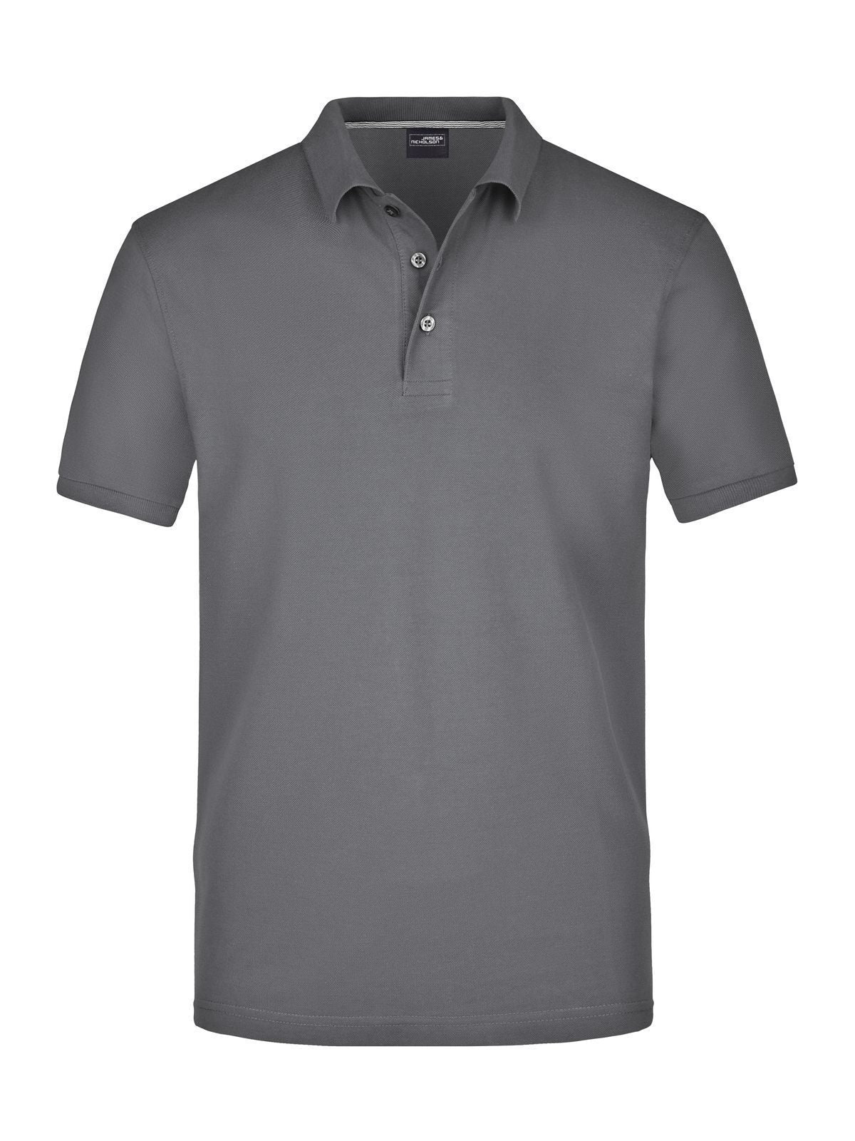Pima Polo Herren Poloshirt – Daiber – Farbe carbon – individuell veredelbar