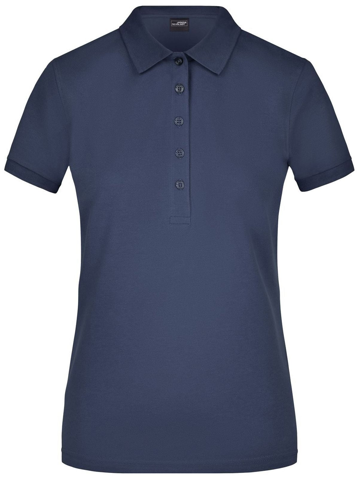 Ladies' Elastic Polo Piqué Damen Poloshirt – Daiber – Farbe Navy – individuell veredelbar